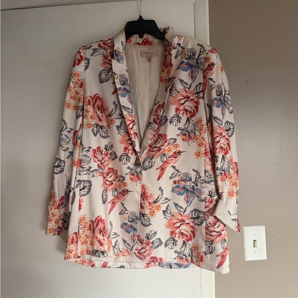 Floral Women's Blazer - Picture 6 of 6